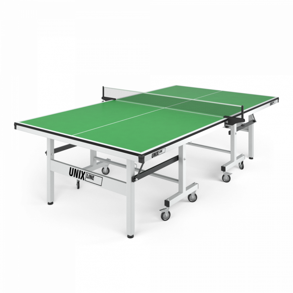 Профессиональный теннисный стол UNIX Line 25 mm MDF (Green)