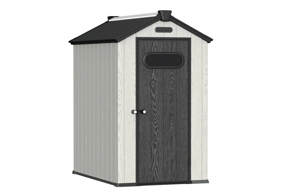 Сарай пластиковый Black Fox Summit 4*6 (2,3м2) серый/антрацит