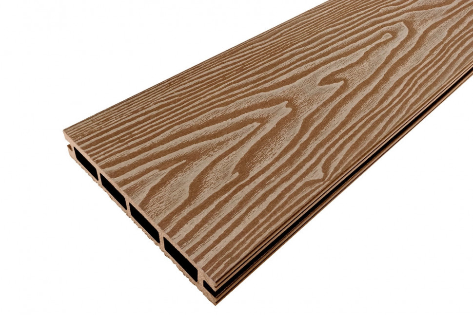 Террасная доска NauticPrime (Light) Esthetic Wood, 145*22*4000мм, коричневый, П8