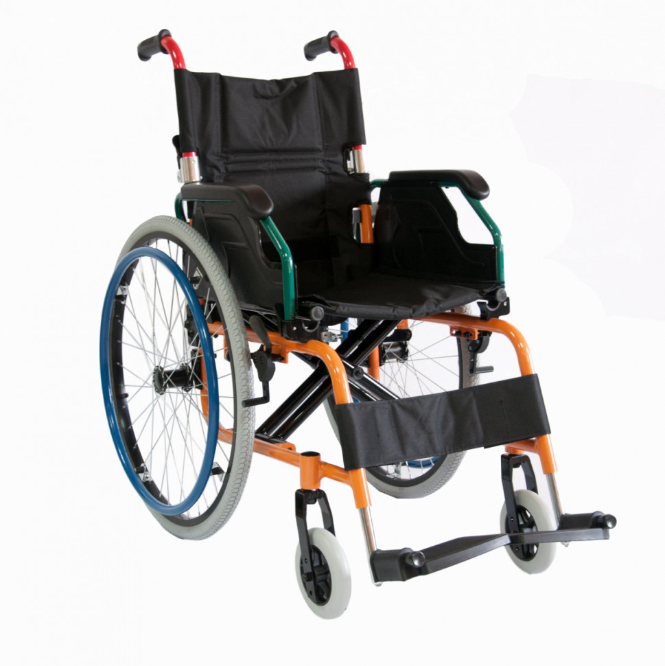 Кресло-коляска механическая алюминиевая FS 980 LA (38 см)